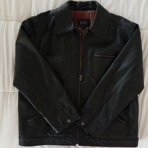 Boy's Black leather jacket